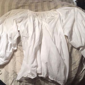 Moresca white standard shirts one size vintage